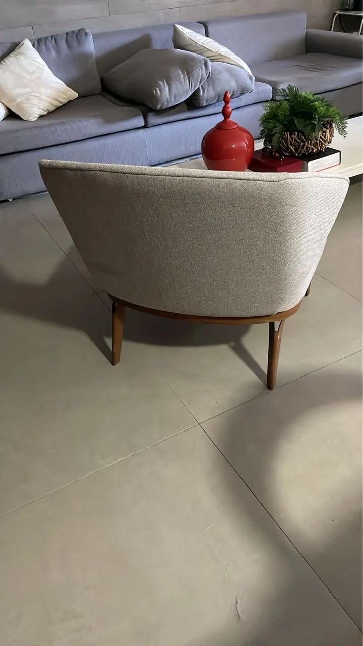 Poltrona para sala de estar ou quarto  - Foto 4