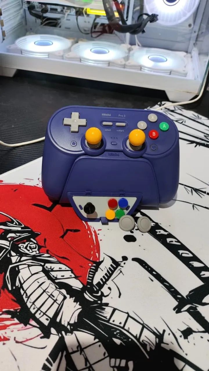 Controle Joystick 8bitdo Pro 3 + Dock de carregamento - Novo Lacrado - Enviamos - Foto 3