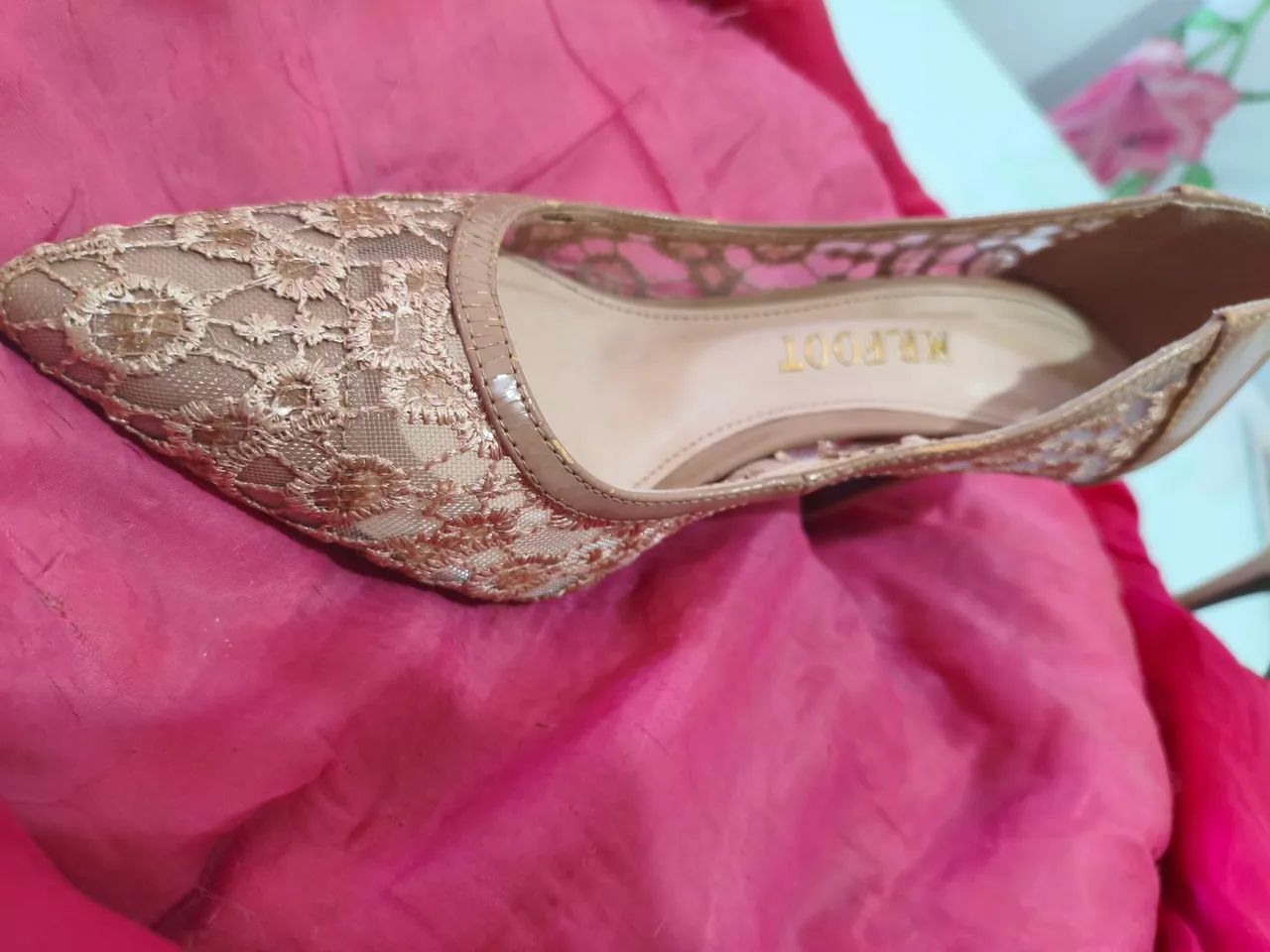 Sandália Scarpin renda - Foto 3