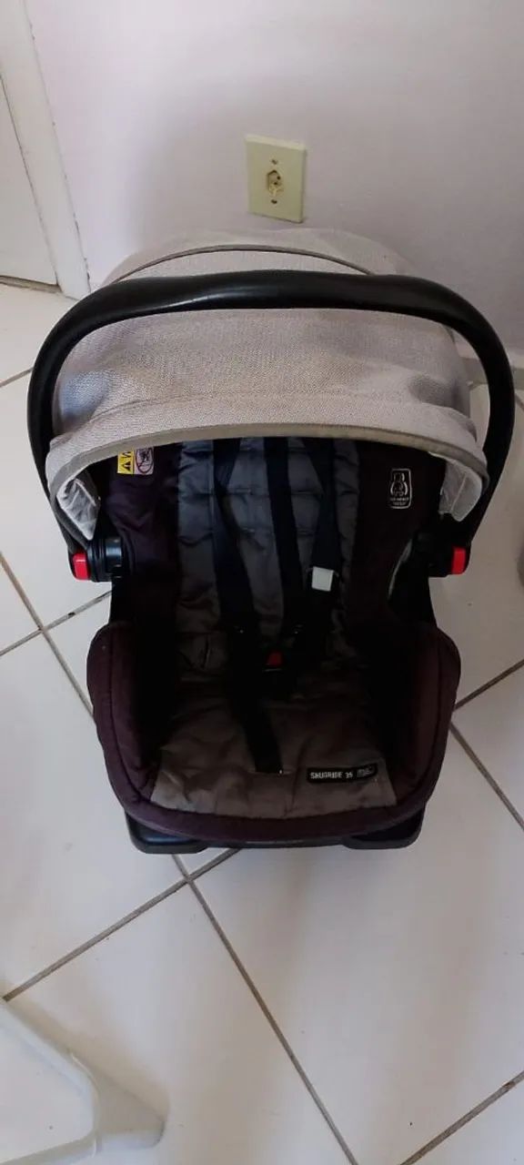 Bebê Conforto Graco SnugRide 35 + Base para Carro (Excelente Estado) - Foto 3