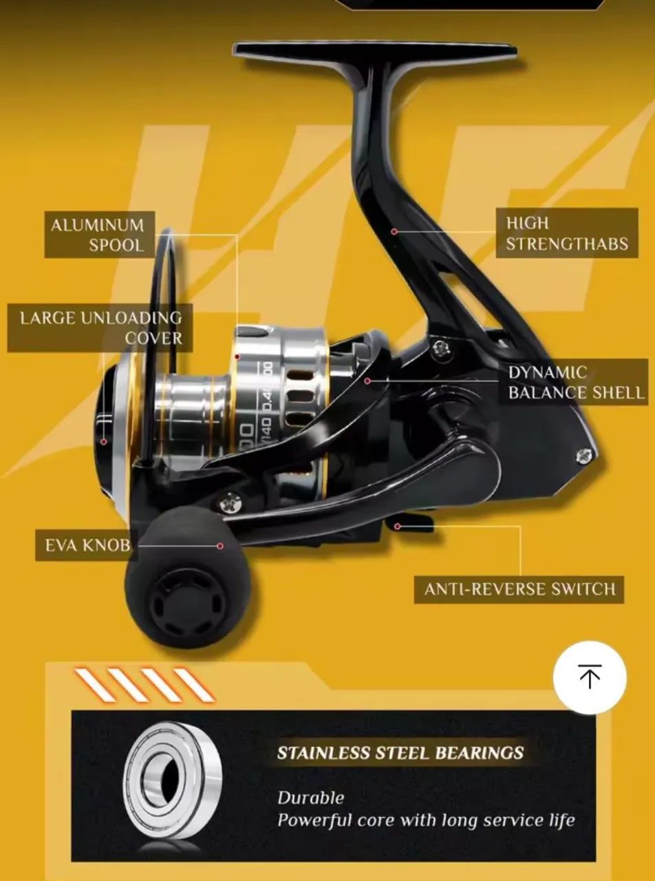Molinete de pesca 5000 - Foto 3