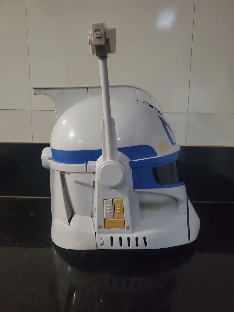 Capacete Star Wars The Clone Wars 2008 Captain Rex Hasbro - Foto 2