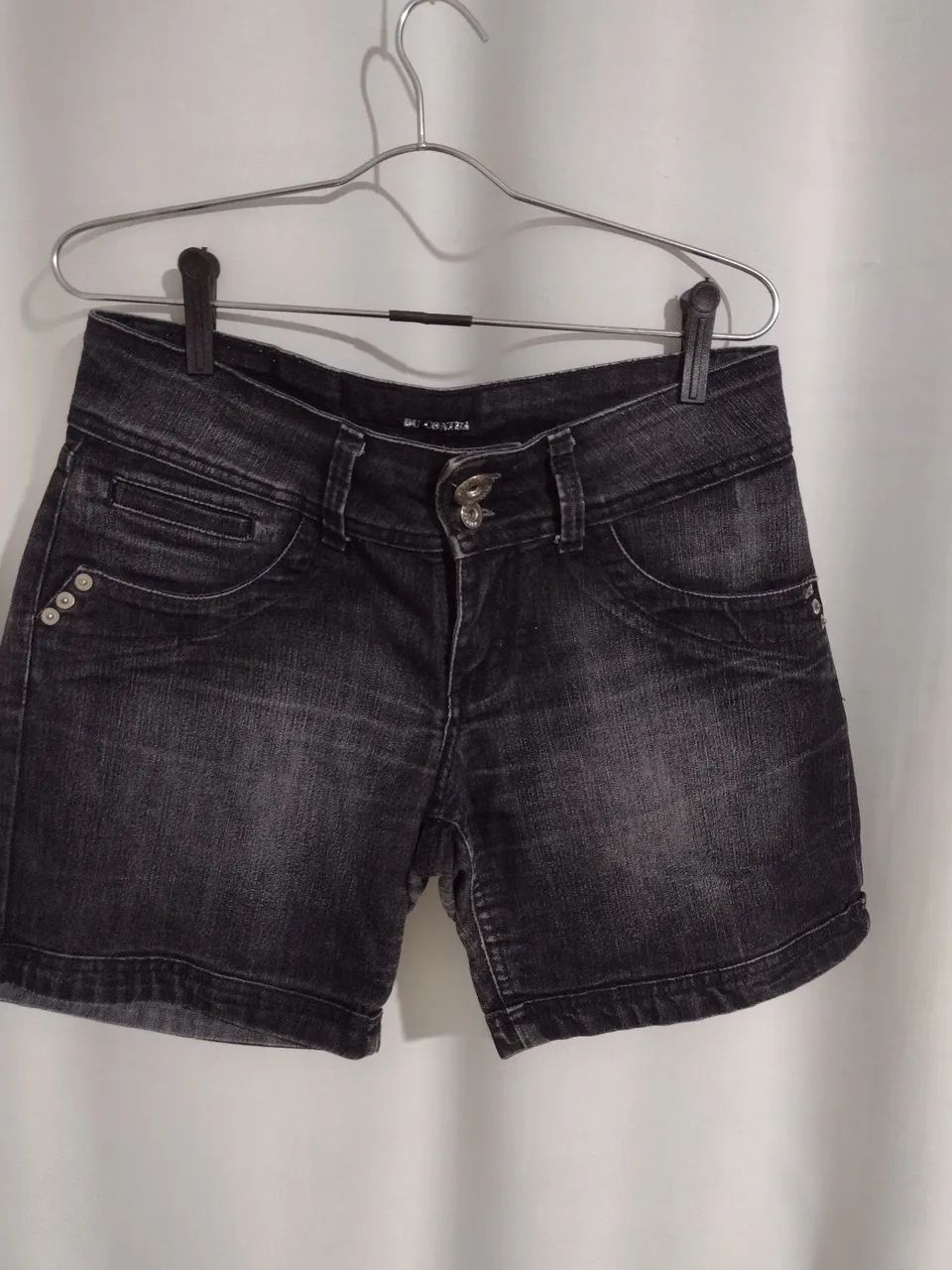 Short jeans preto número 44