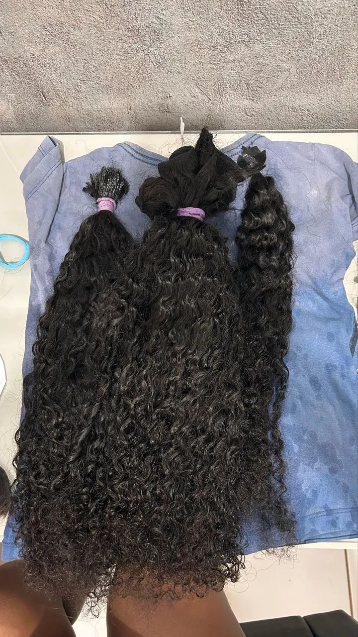 Cabelo cacheado premium 55cm - Foto 3