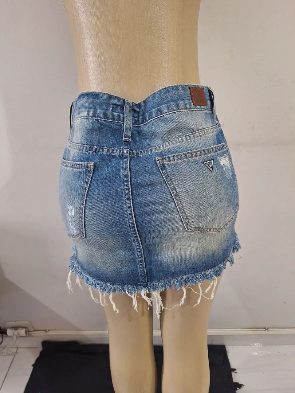 Saia jeans feminino guess - Foto 4