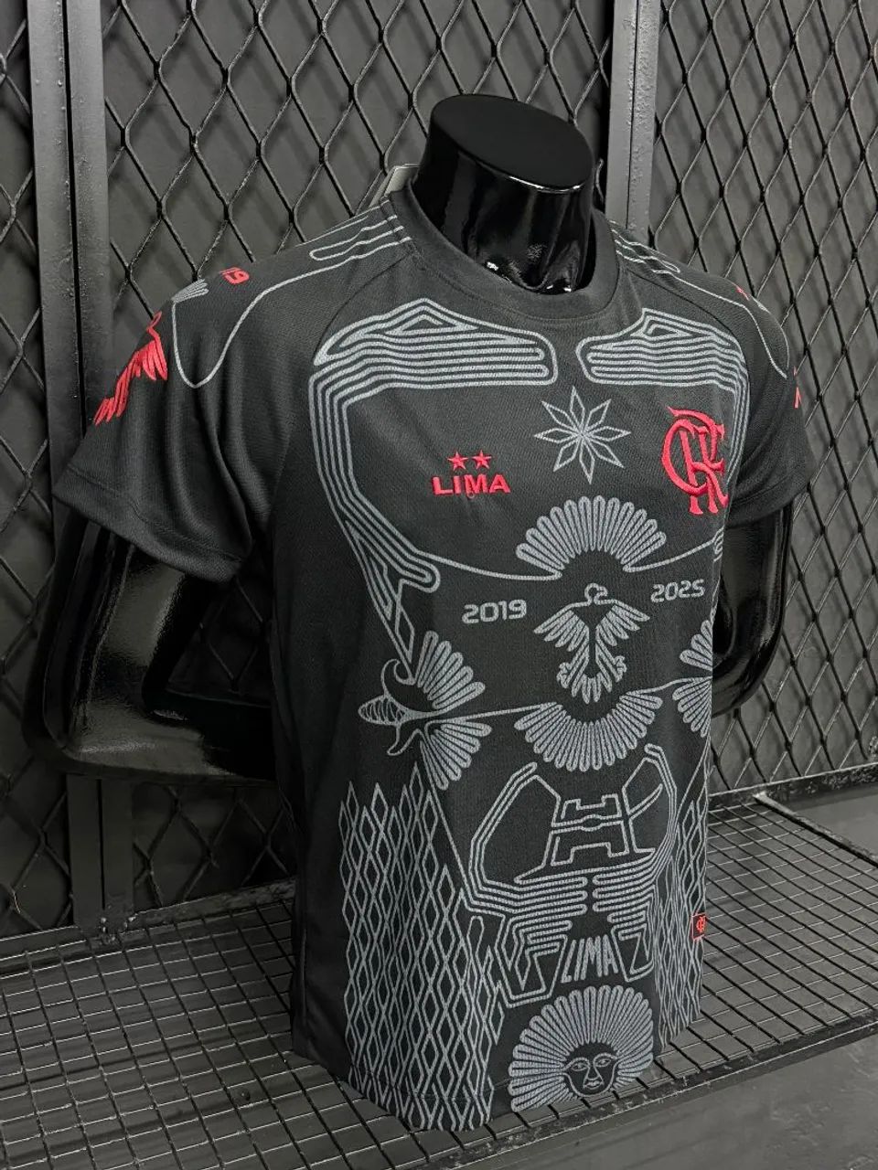Camisa do Flamengo Preta De Lima - Foto 2