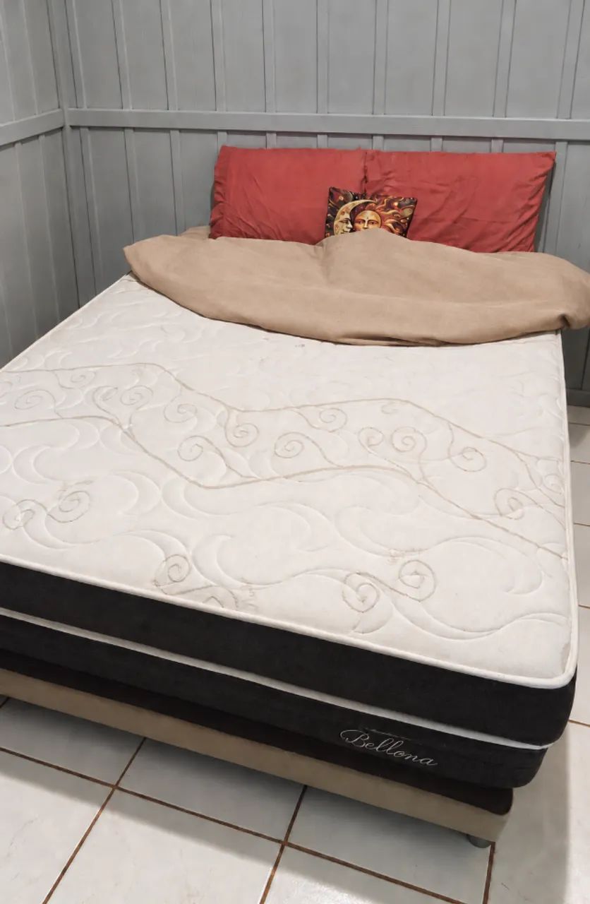 Cama box Queen Ortobom Bellona 22 - colchão 40 cm + base - Foto 2