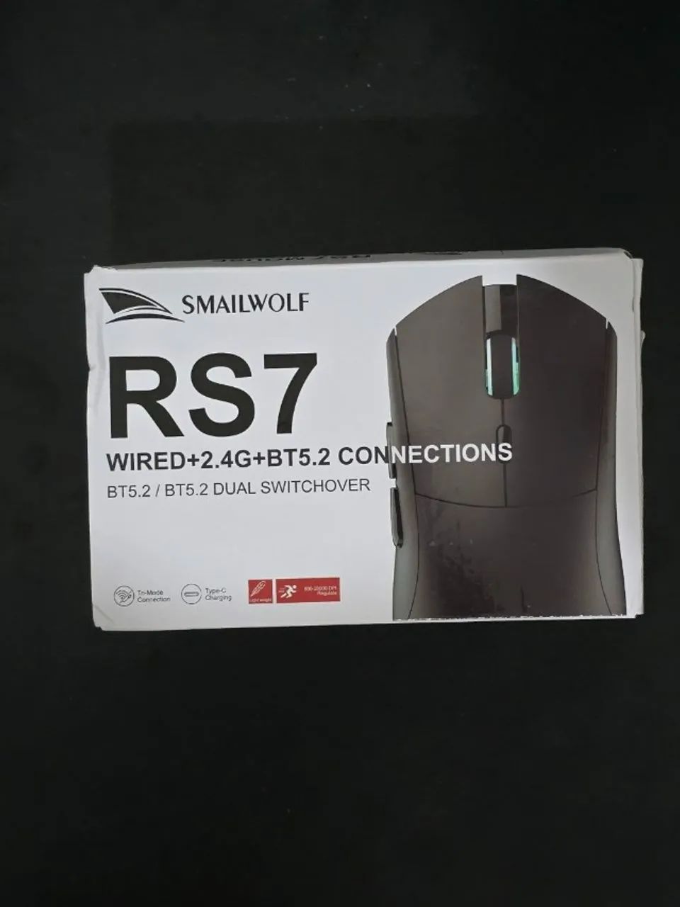 Mouse gamer SMAILWOLF RS7 PAW3311  - Foto 5