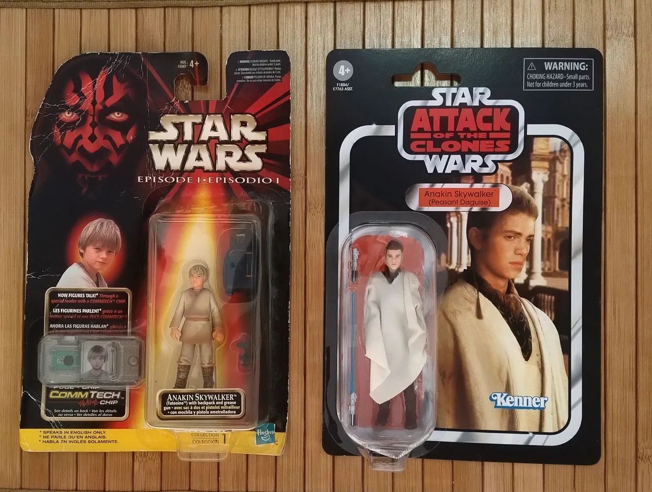 "Promoção" Star Wars - duas Action figures do Anakin