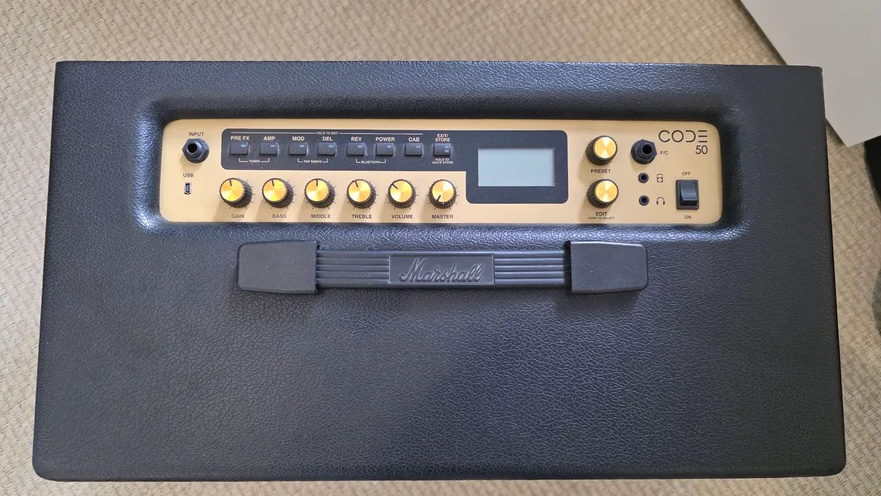 Amplificador Marshall CODE 50 + Footswitch! Excelente!!  - Foto 2