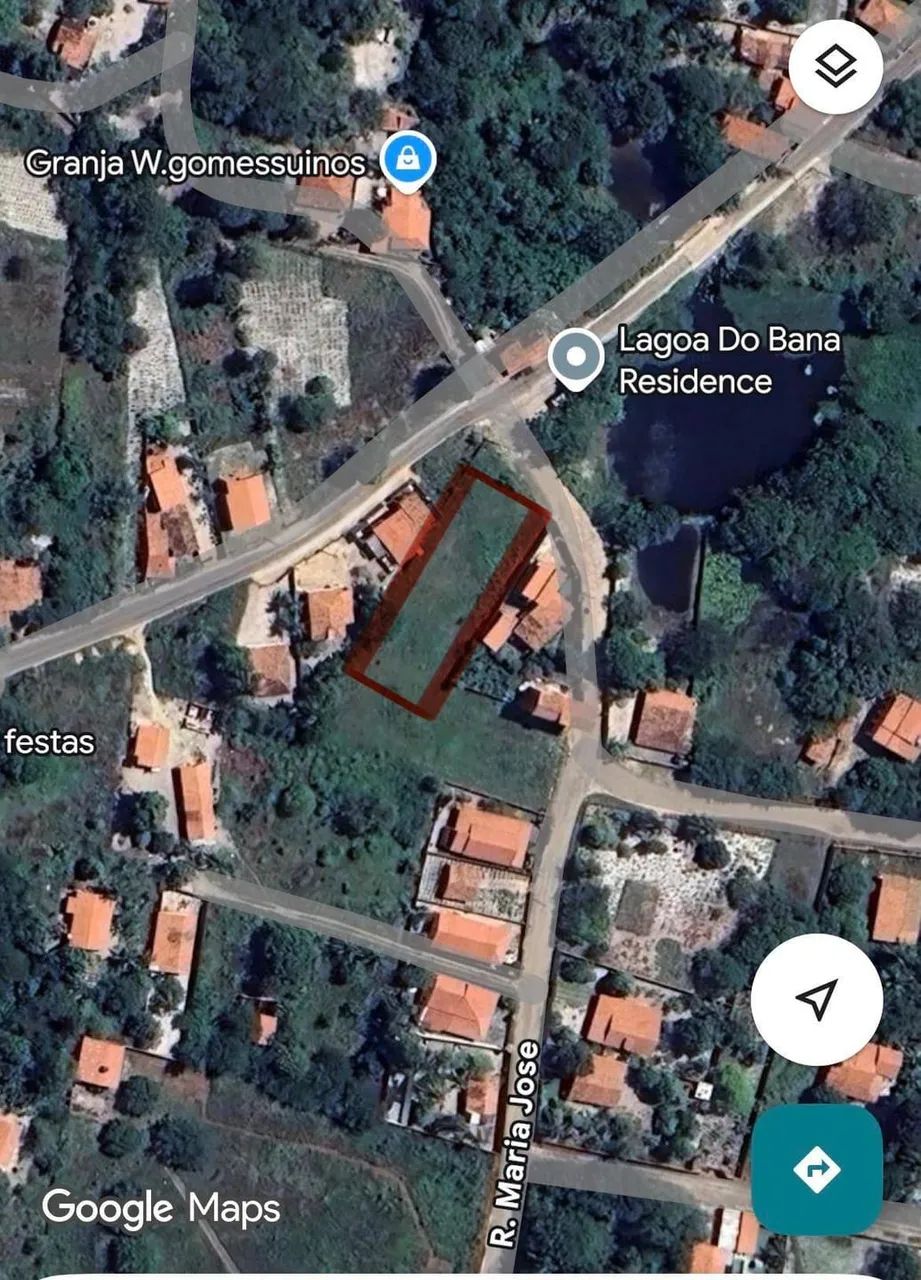 Terreno à venda, Lagoa do Banana