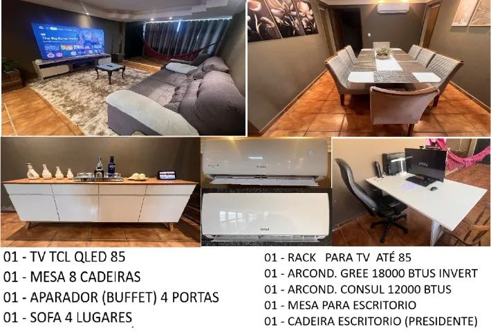 Mobília Completa com Desconto de 50% em 90% dos produtos 