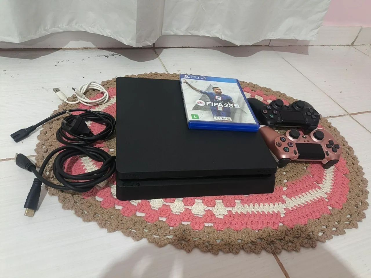 Ps4 SLIM 1TERA NOVINHO COMPLETO  - Foto 2