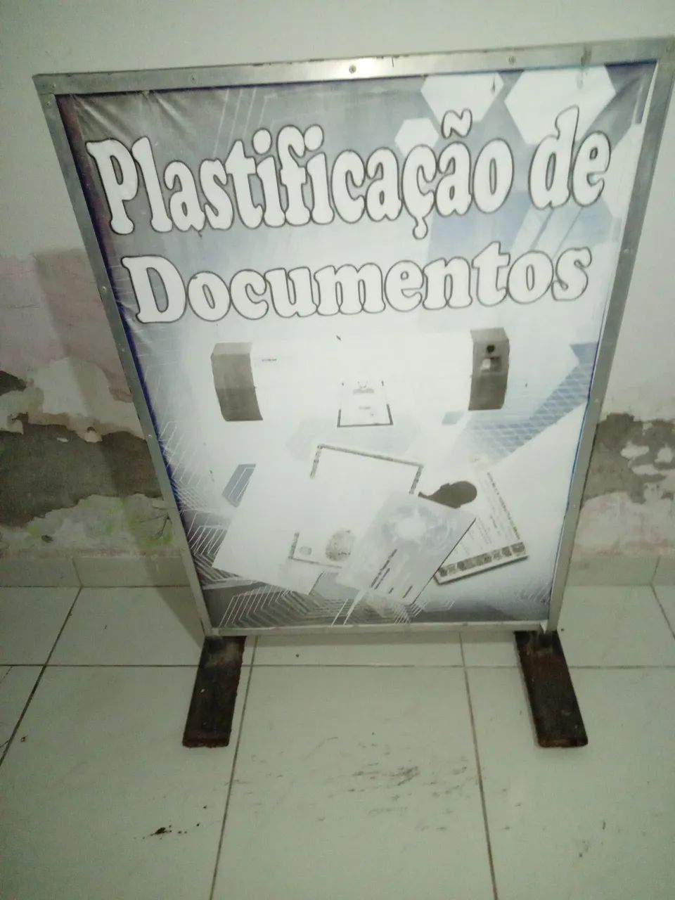 Tô vendendo essa Armação de Alumínio e esse Cavalete  - Foto 3
