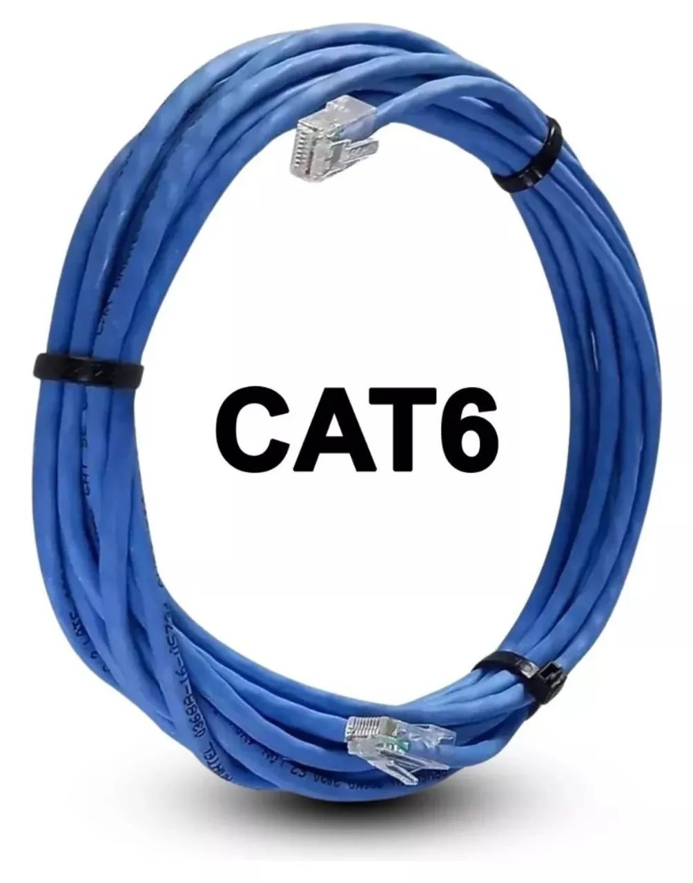 Cabo de rede CAT.5e e CAT.6 100% cobre 1gbps 5m 10m 15m 20m 25m 30m 35m 40m 50m 60m  - Foto 3
