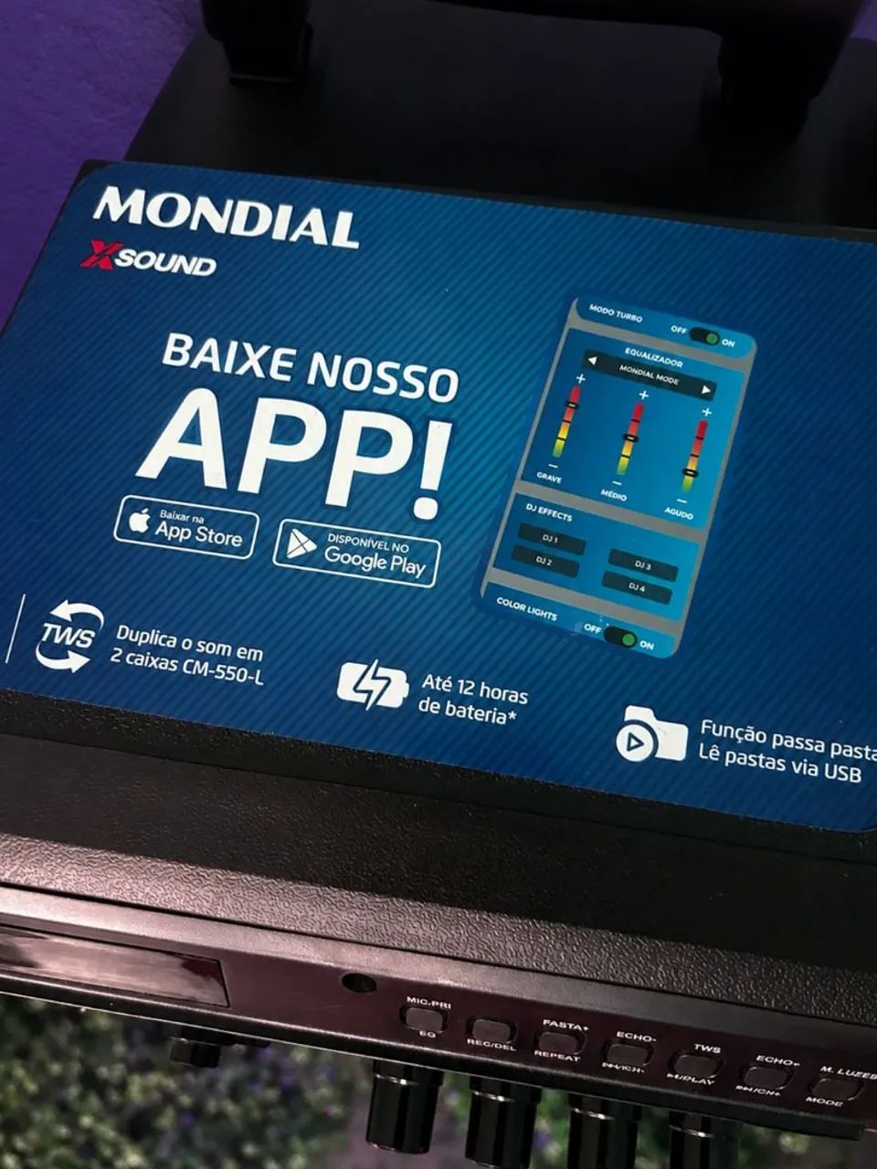 Caixa de som Mondial   - Foto 3