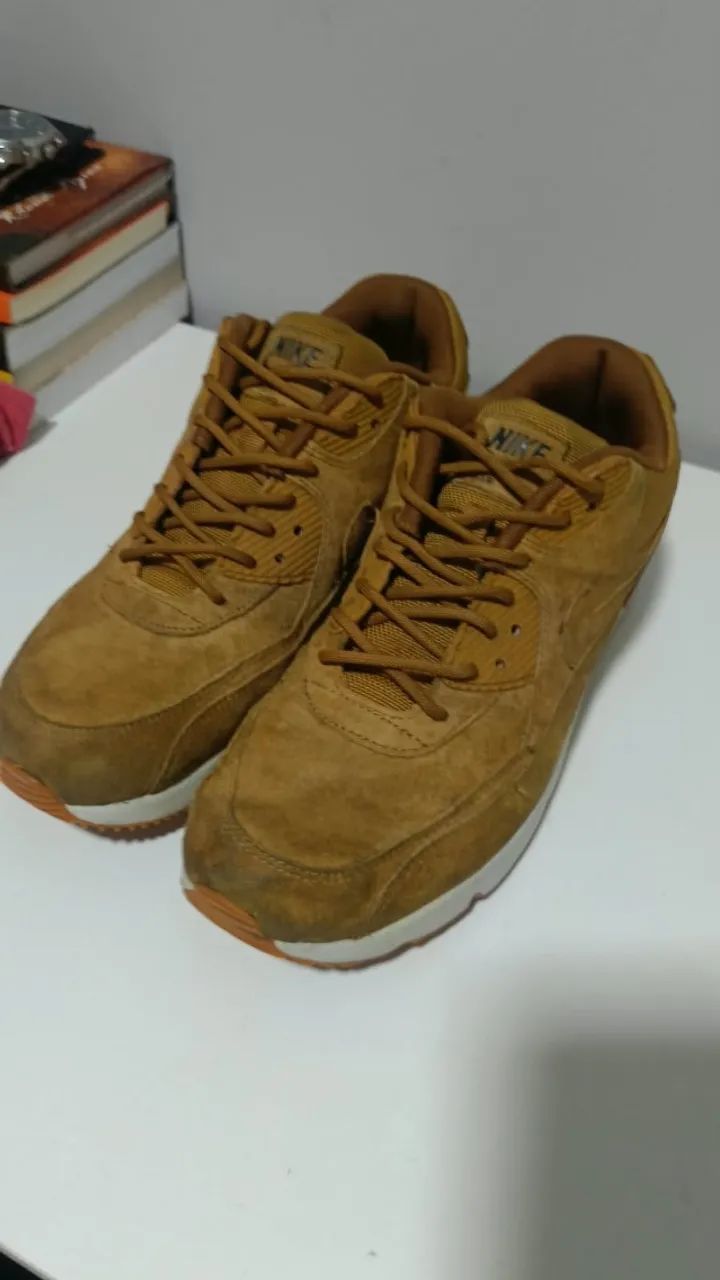 Nike Air Max 90 Camurça Caramelo - Foto 5