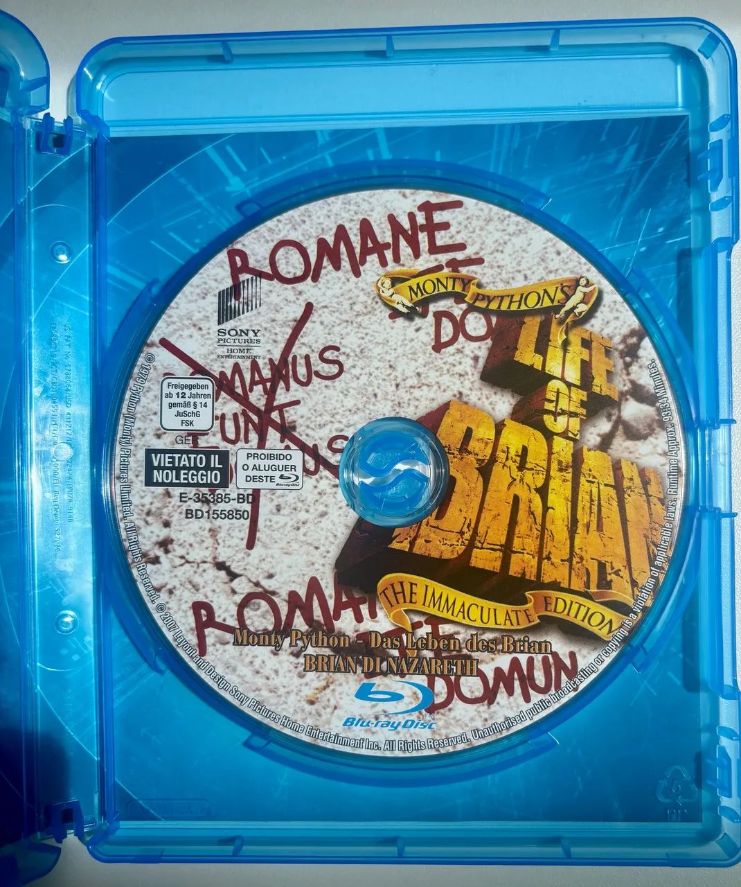Blu-Ray Monty Python A Vida de Brian - Edição Imaculada - Original em Ótimo estado - Foto 4