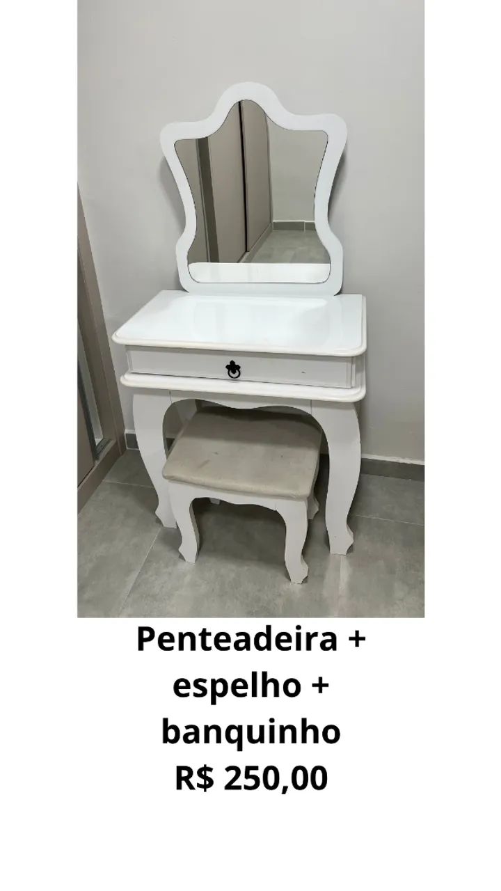 Penteadeira + banquinho