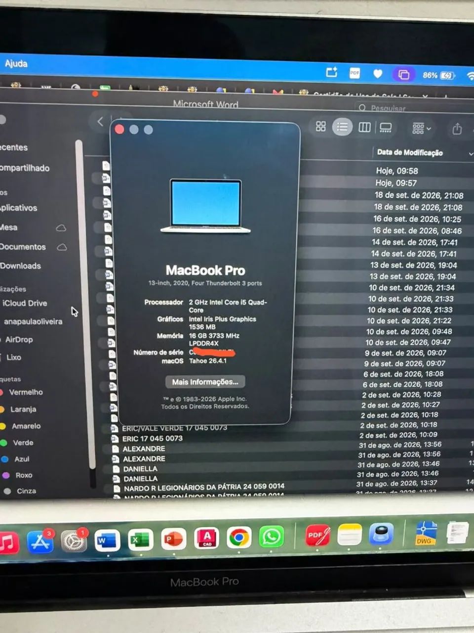 Vendo MacBook Pro 2020  - Foto 5
