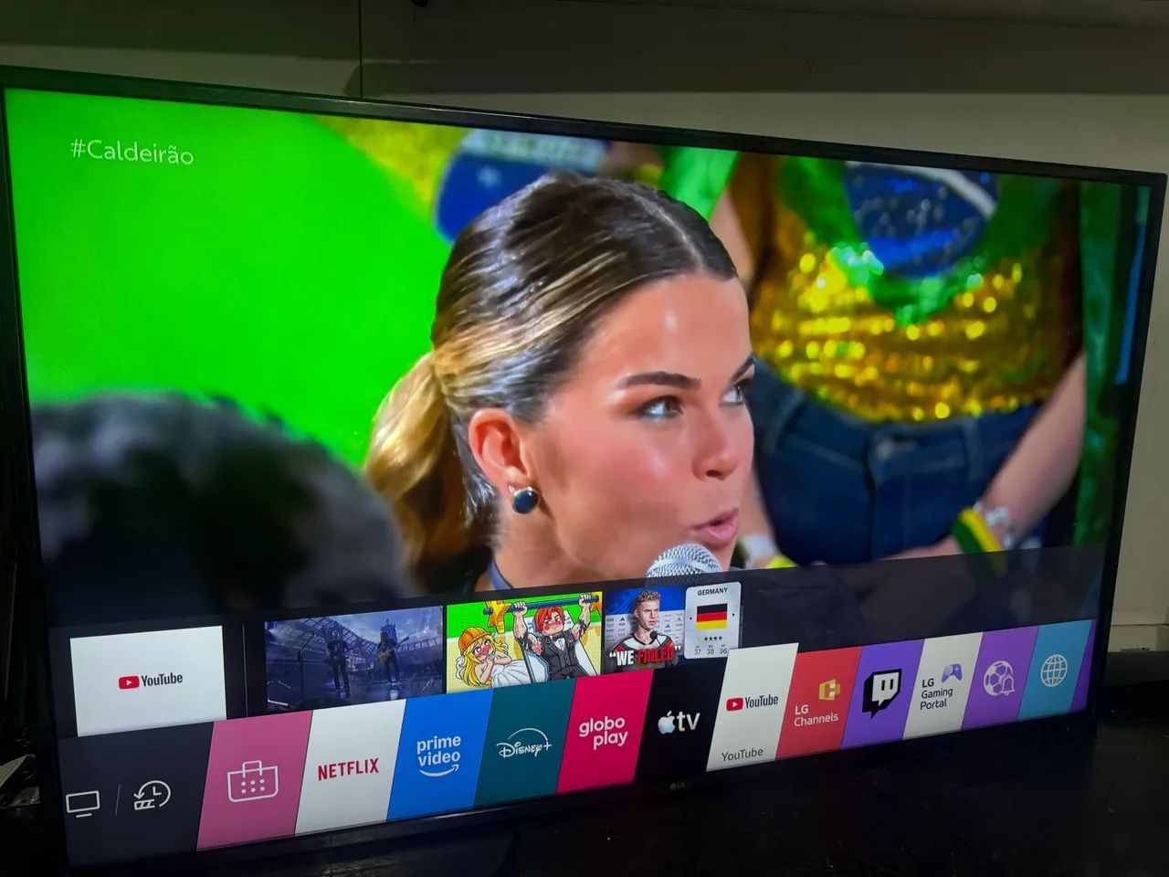 Tv led 60 polegadas LG seminova sem detalhes Wi-Fi Bluetooth YouTube Netflix 4K zera - Foto 3