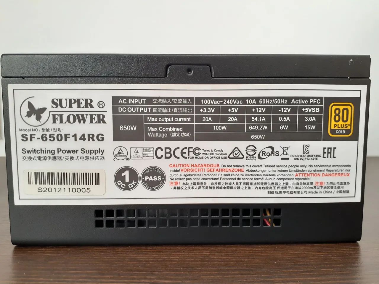 Fonte Superflower Leadex III Gold Argb 650w - Foto 2