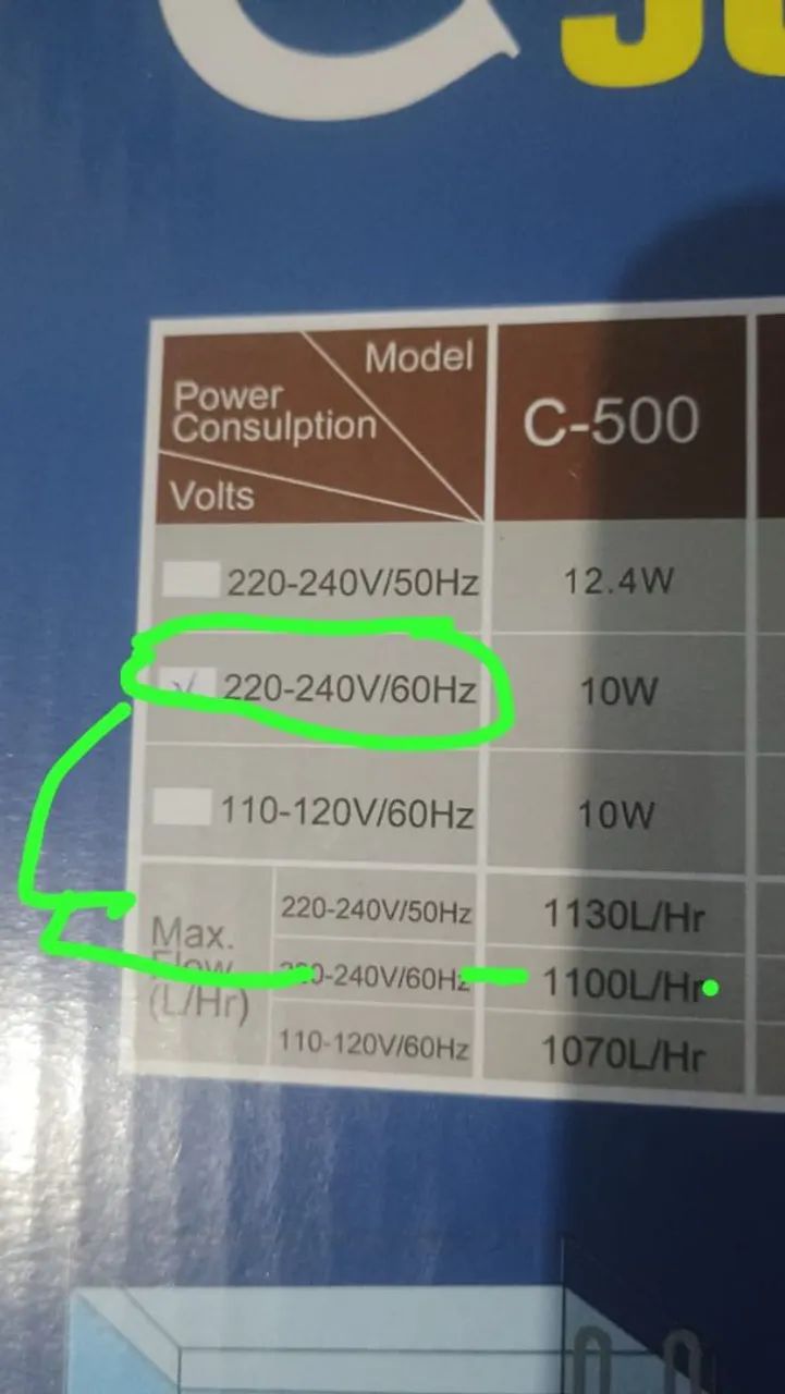 Canister filter C500 220v/60Hz  - Foto 2