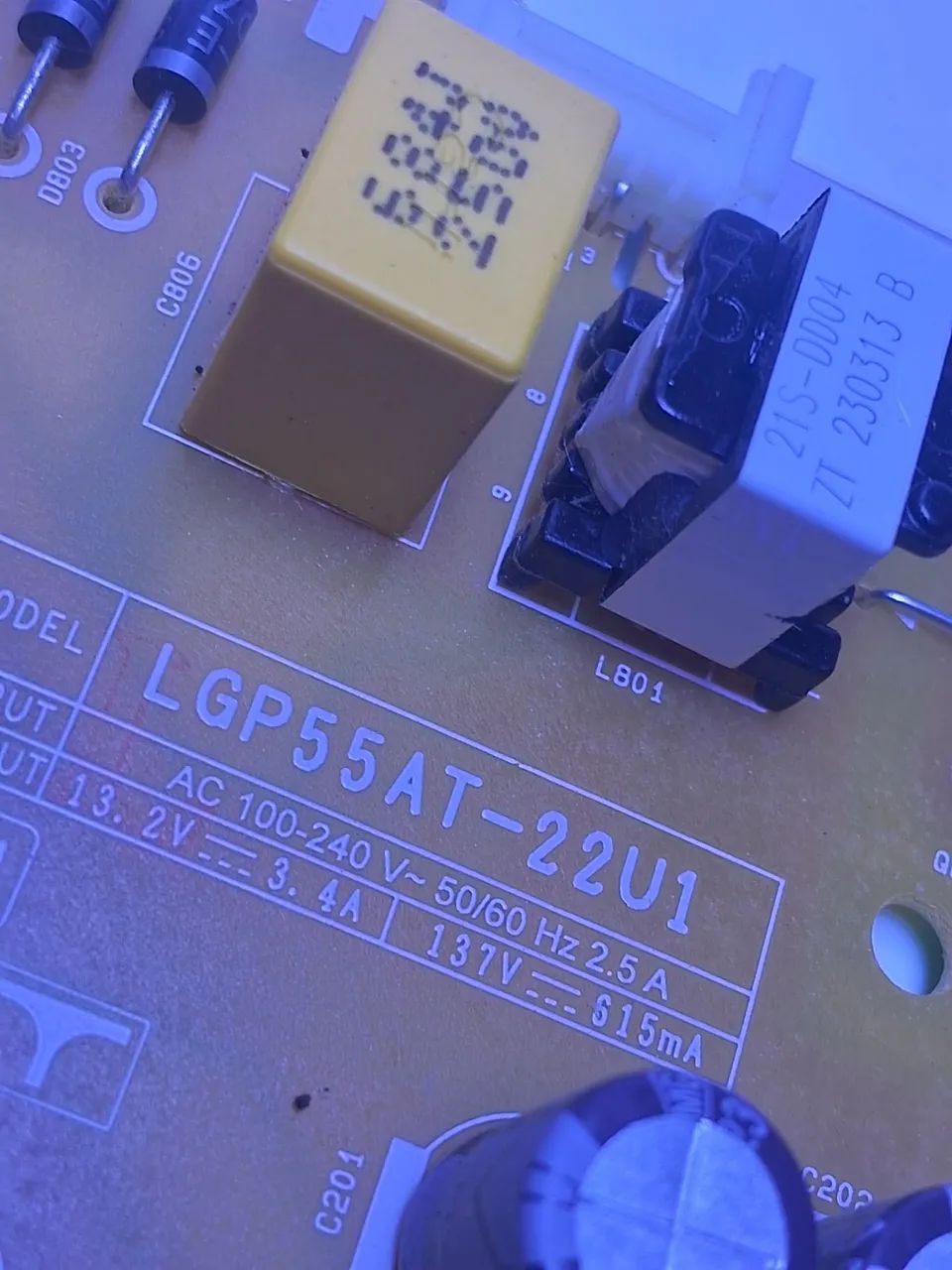 Fonte TV LG 55UR8750PSA - Foto 2