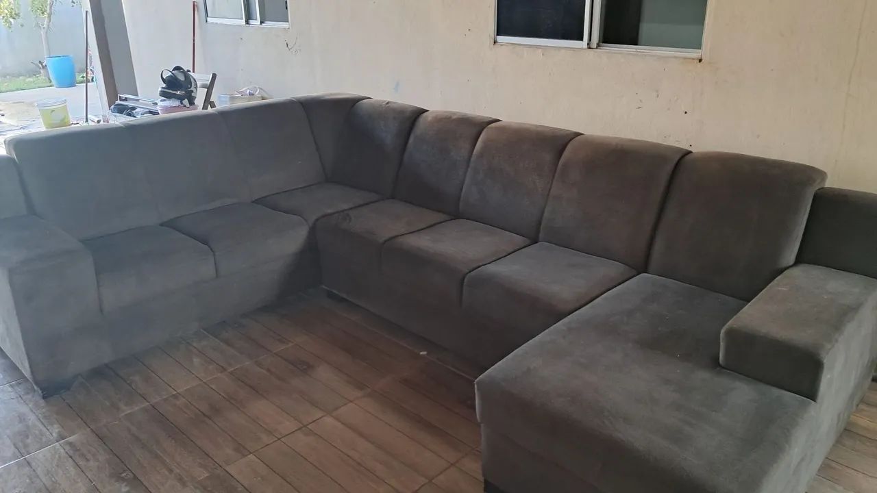 Sofa canto 7 lugares  - Foto 3