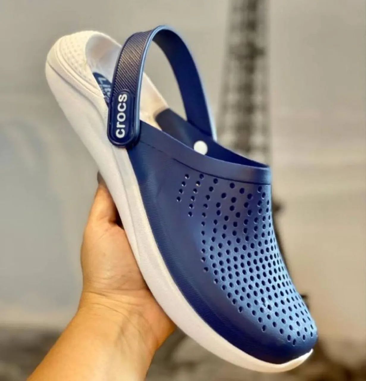 CROCS AZUL TAM41 - Foto 3