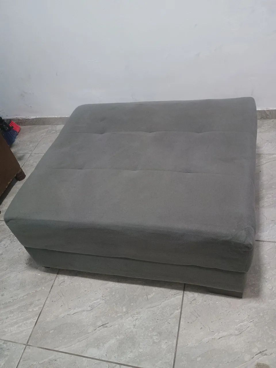 Puff cinza seminovo - Foto 4