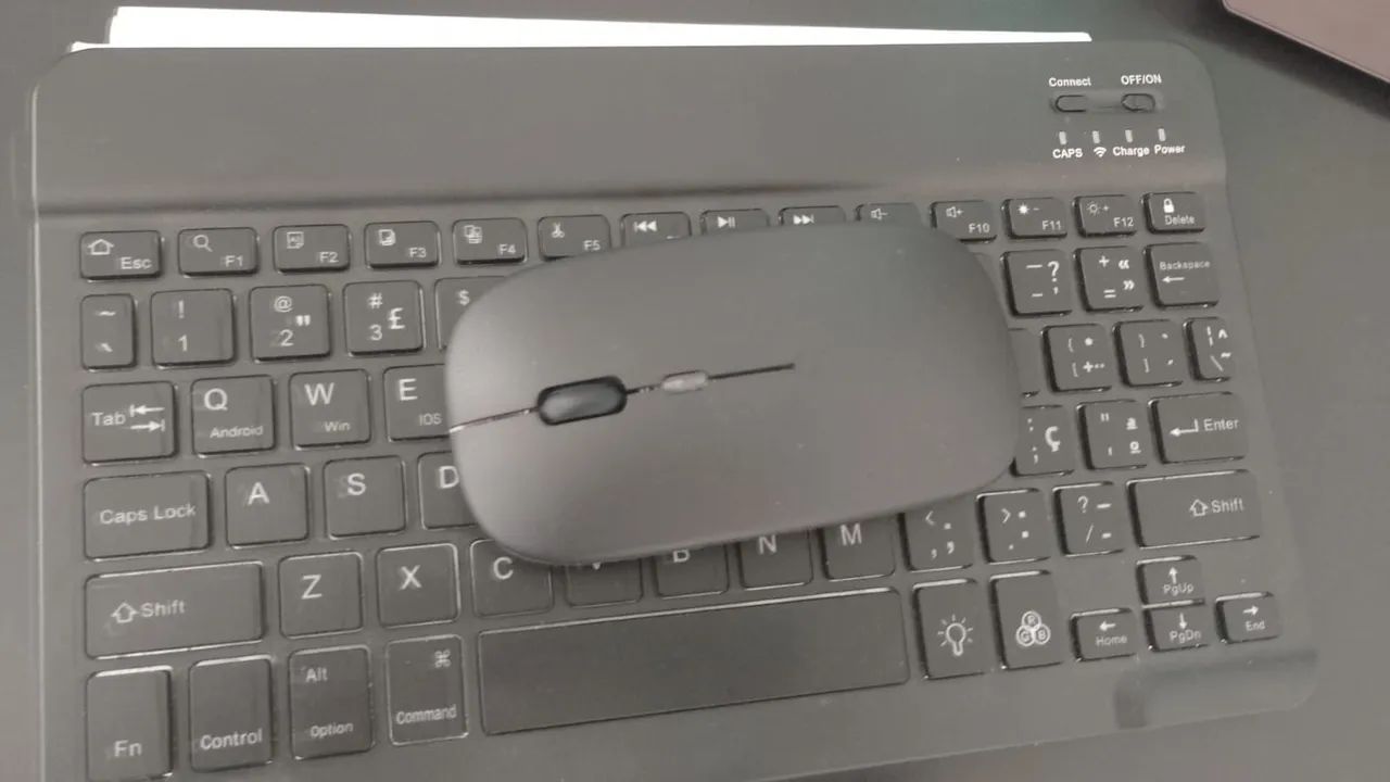 Tablet Tab a08 Samsung 4gb ram 64 armazenamento tela de 10.5 polegadas teclado e mouse  - Foto 4