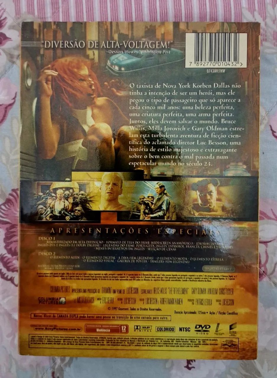 DVD Duplo O Quinto Elemento (Edição Rara) - Foto 3