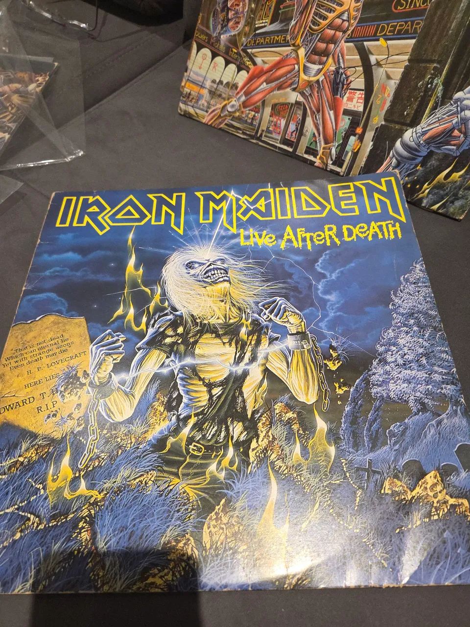 LP IRON MAIDEN LIVE AFTER DEATH - DUPLO - BOM ESTADO