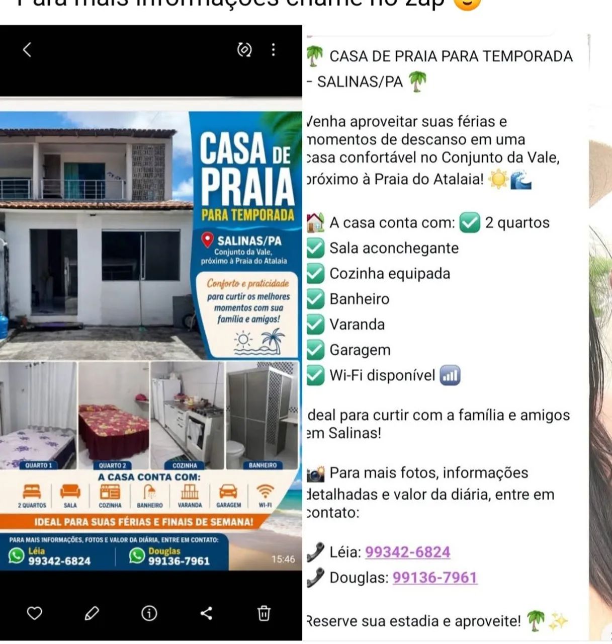 Casa de praia em Salinas