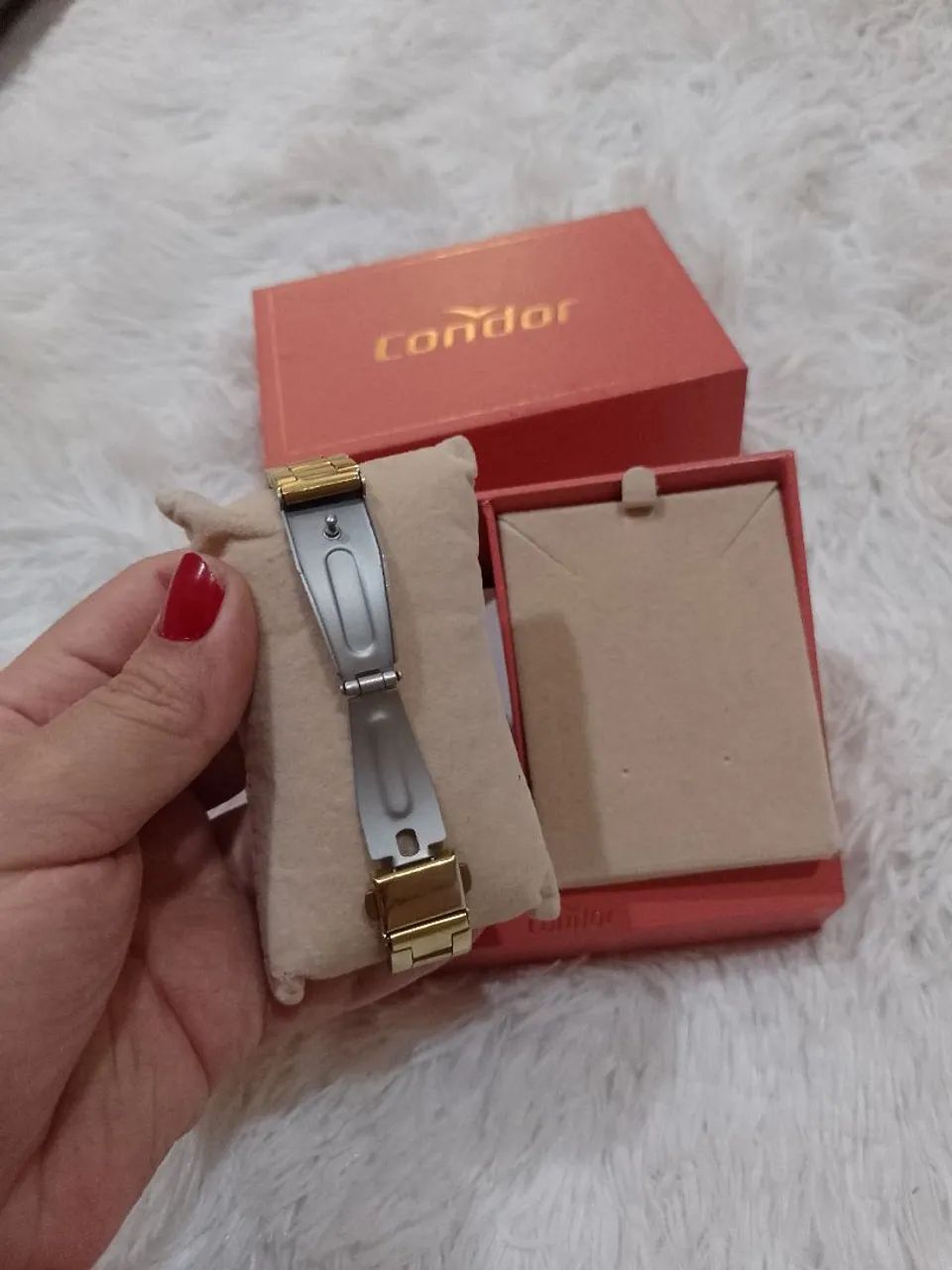 Relógio condor original dourado - Foto 4
