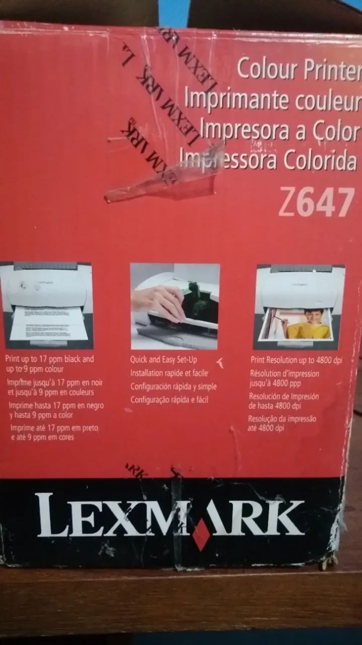 Impressora Lexmark Z647 Na Caixa (Ligando Perfeitamente) - Foto 5