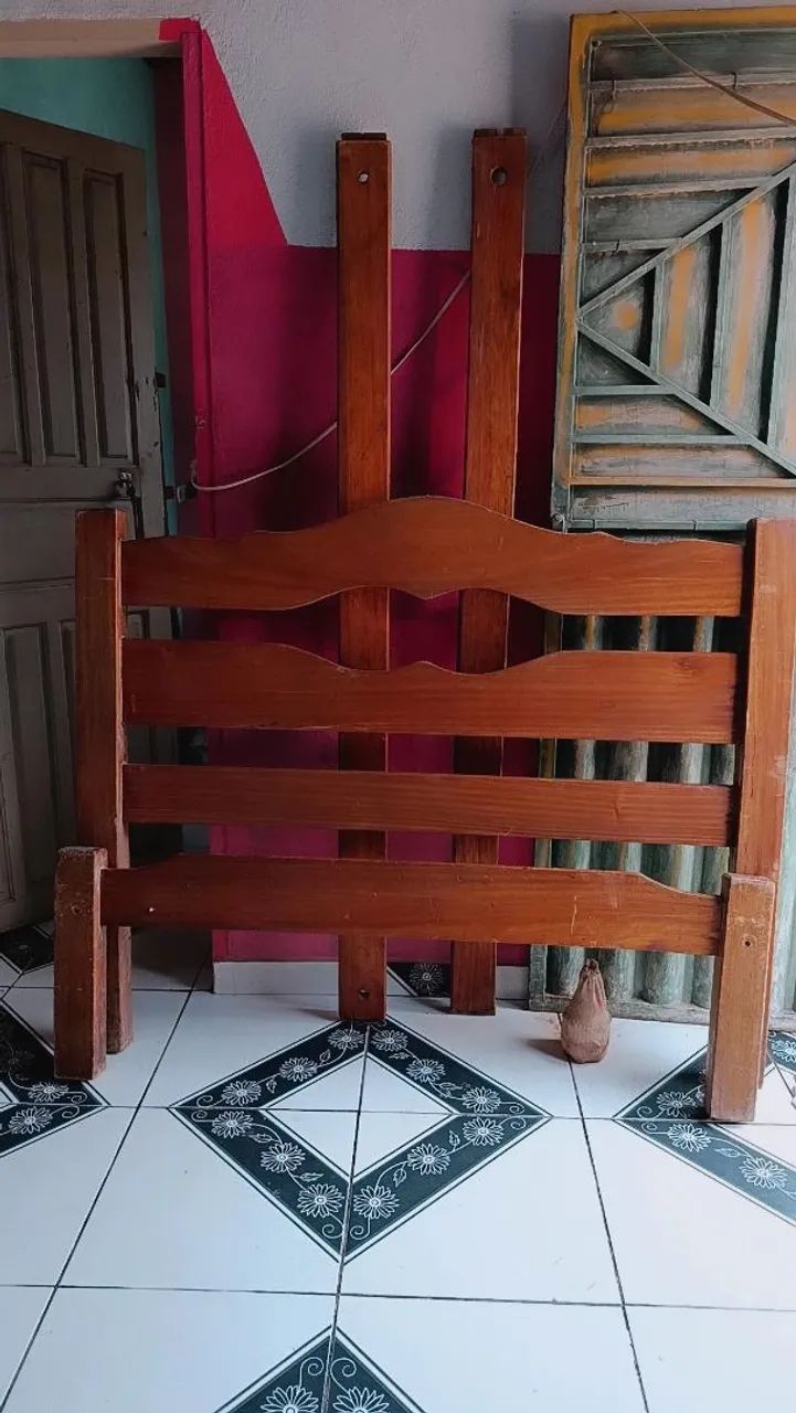 Cama de casal de madeira  - Foto 2