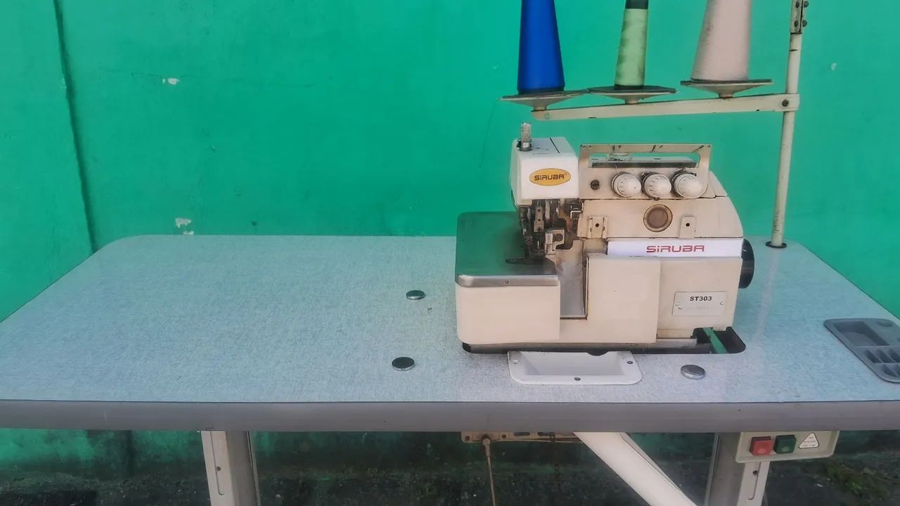 Máquina overlock industrial siruba  elétrica  - Foto 3