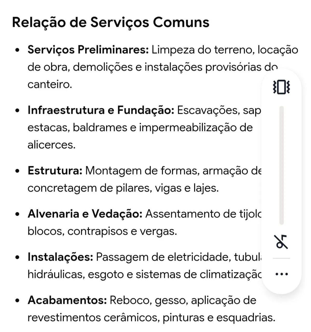 Serviços gerais pedreiro 40 anos de profissão