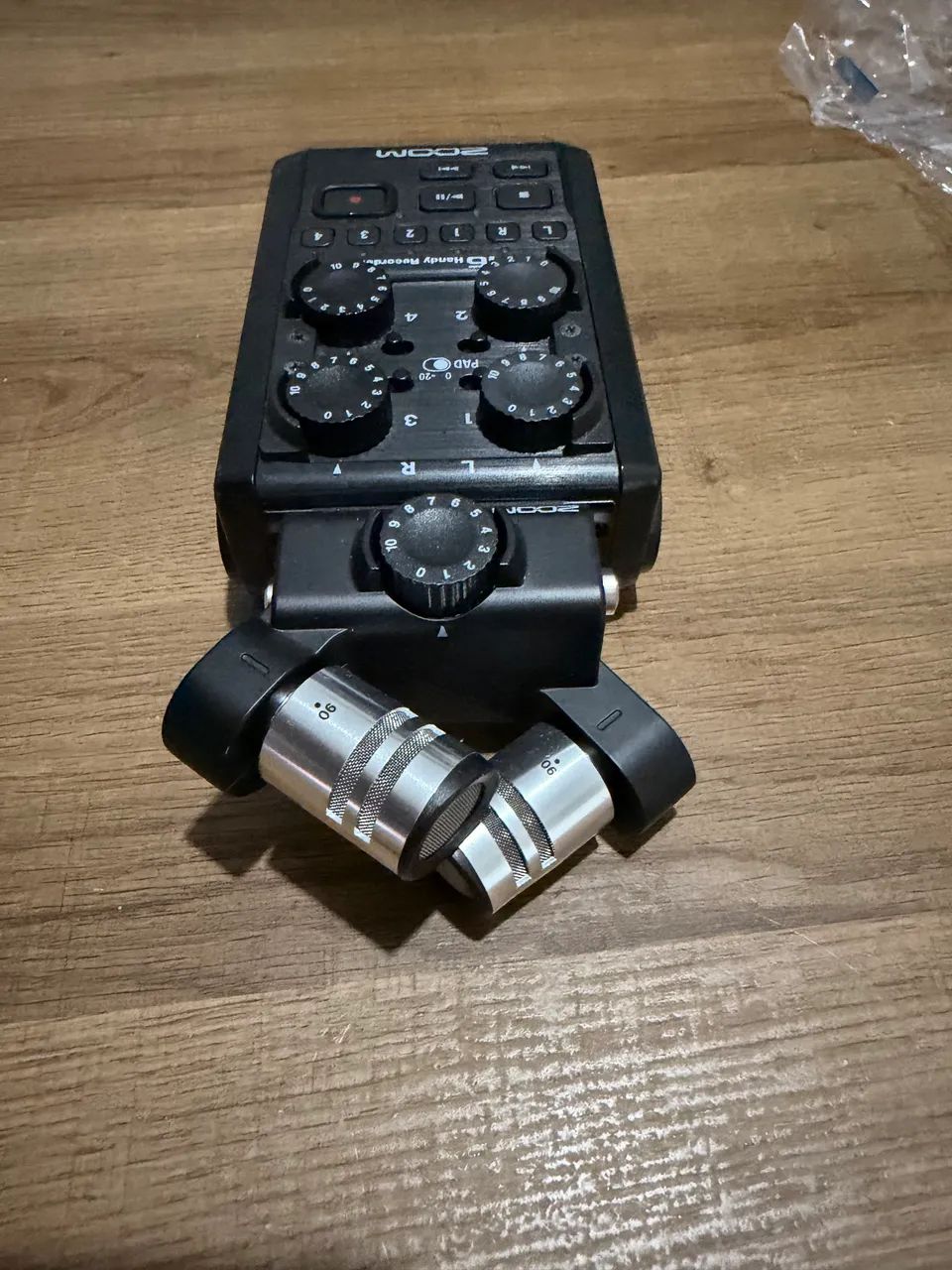 Gravador de áudio zoom h6
