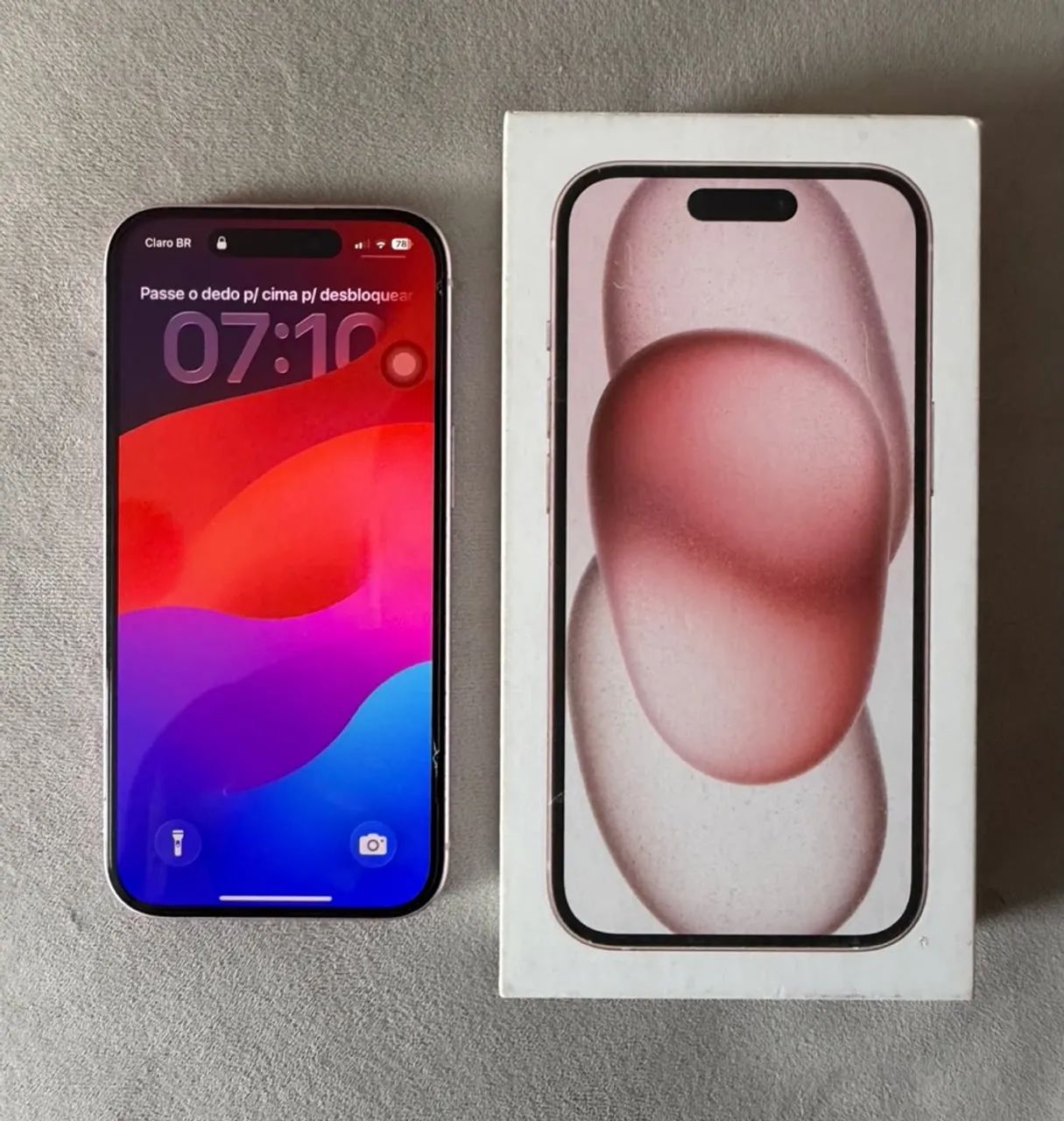 IPHONE 15 256 Rosa comigo desde zero. Sem marcas de Uso.  - Foto 2