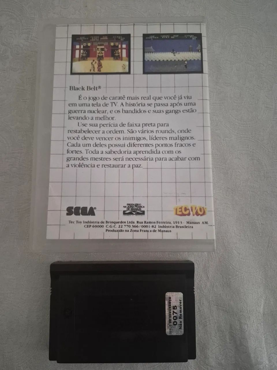 Black Belt Original Master System  - Foto 2