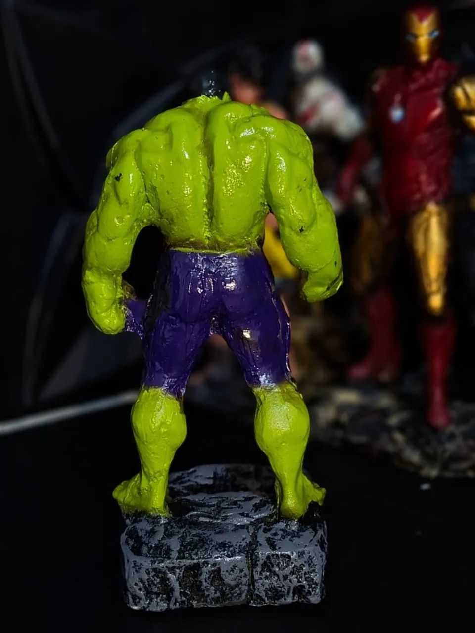 Estátua action figure do Hulk 22 cm - Foto 4