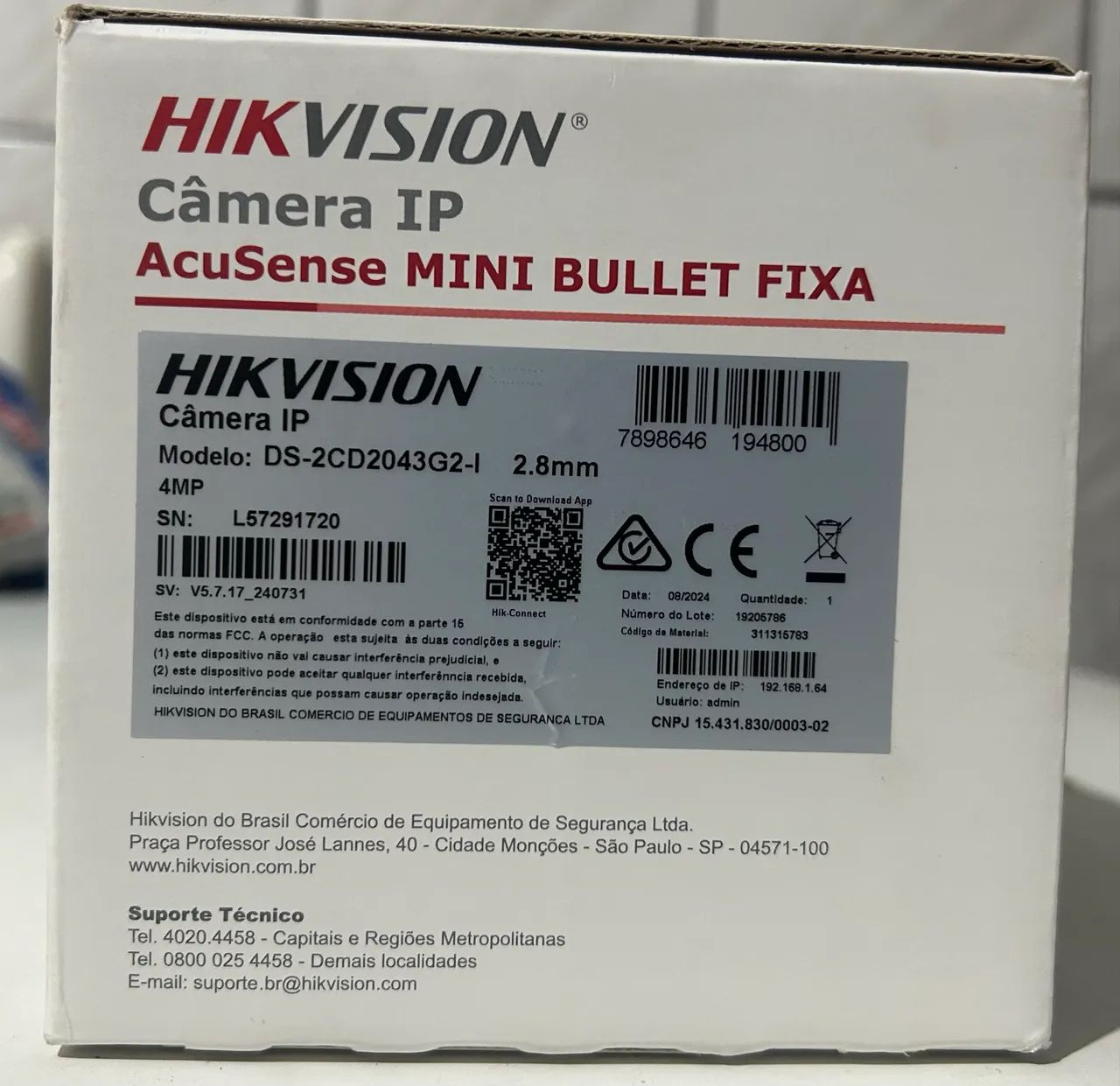 Câmera hikvison DS-2cd2043G2-i - Foto 2