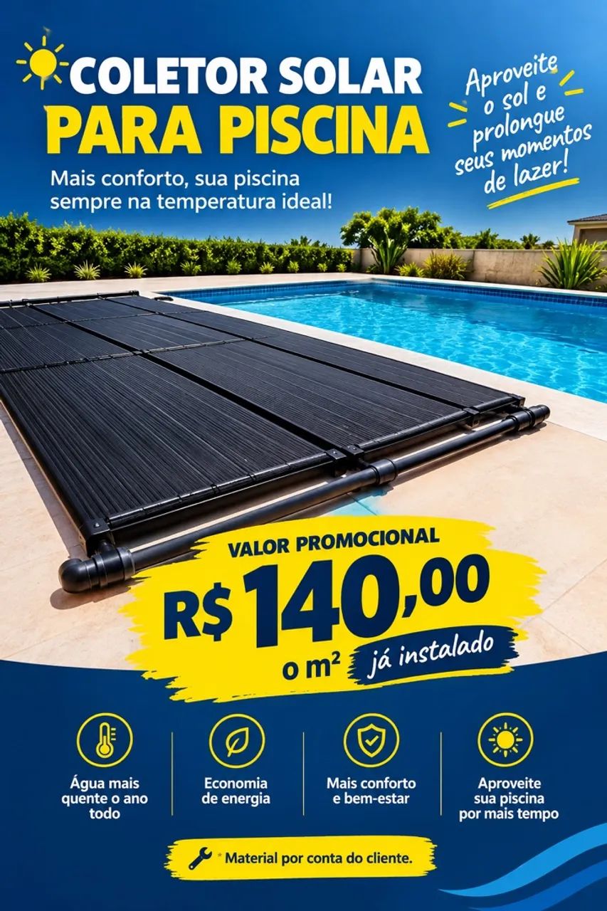 PLACA SOLAR PARA PISCINA