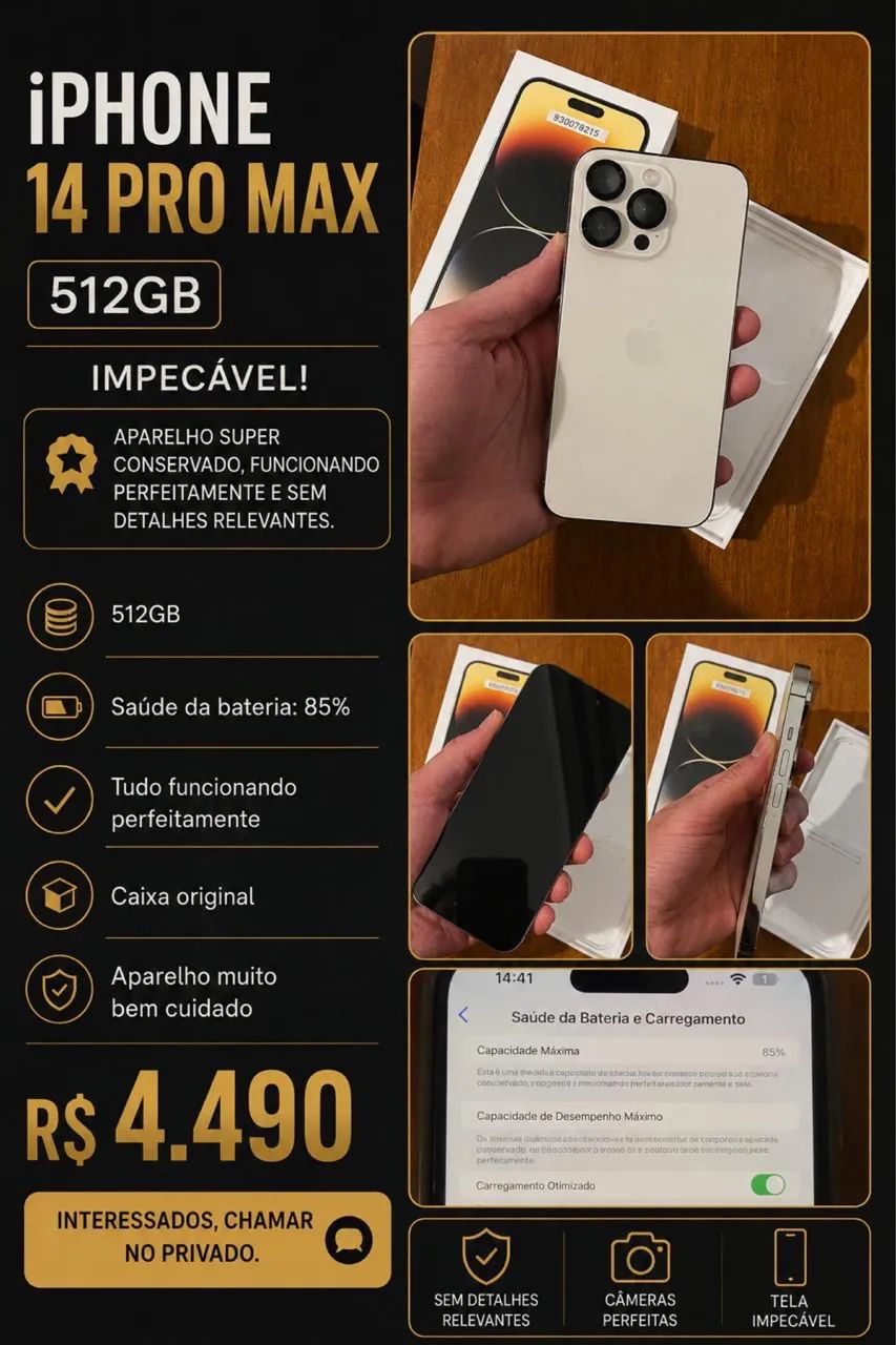 iPHONE 14 PRO MAX - 512GB