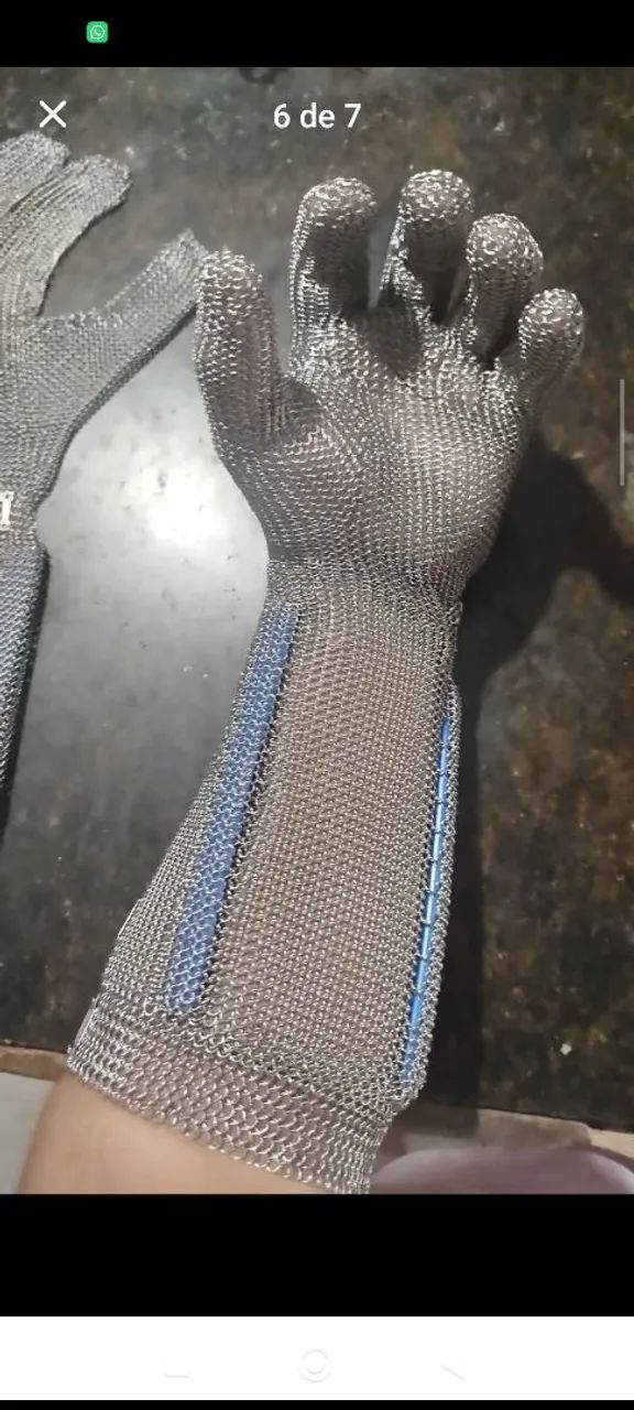 Luvas de dessoça cano longo tamanho M e G 