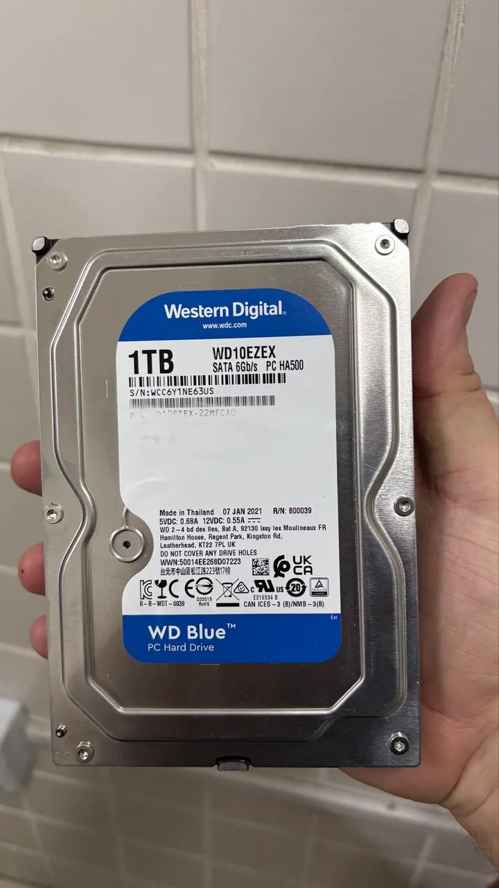 HD Western Digital 1tb
