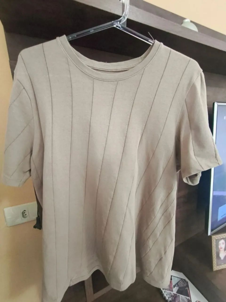 Camisa marfinno casual bege
